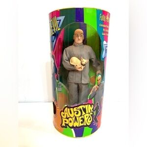 VTG 1998 NEW IN BOX Trendmasters Austin Powers DR EVIL 9" Figure + Accessories